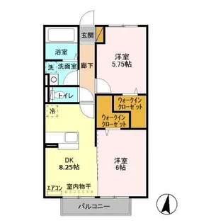 Senteur(サントゥール)【2階】の間取り