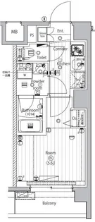 東京都品川区戸越6【マンション】の間取り