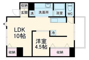 コーポレーションT&T【3階】の間取り