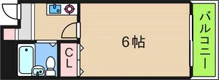 グリーンハイツ粉浜【5階】の間取り