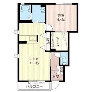 パーク ハイム A【1階】の間取り