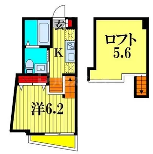 千葉県船橋市山手2【アパート】の間取り