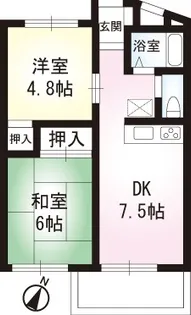 カサ・デ・センテレオ【3階】の間取り