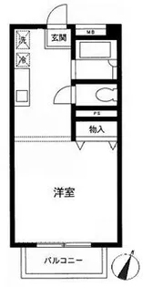 コトー三田【1階】の間取り