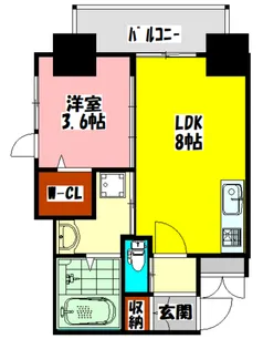 守口プライマリーワン【10階】の間取り