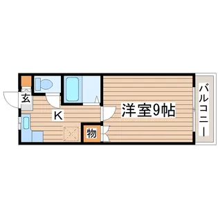 ハイデンス稲村【2階】の間取り