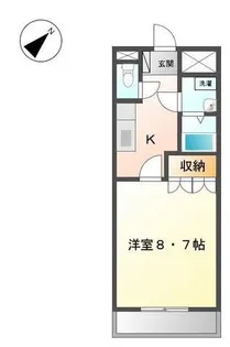 シャイン扇台【1階】の間取り