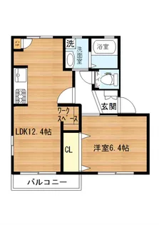 エスペランサ510C【2階】の間取り