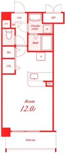 プランシード【3階】の間取り
