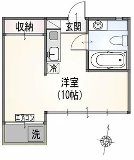 メゾンコーワ【1階】の間取り