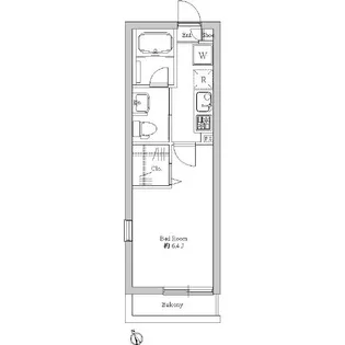 エルスタンザ舟渡【3階】の間取り