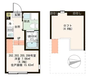 ラブリエSIX【2階】の間取り