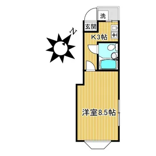 メルシービル【3階】の間取り