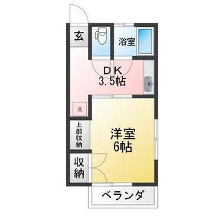 ウチイコーポ【2階】の間取り