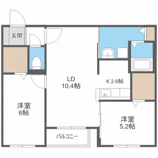 REEF nest【1階】の間取り