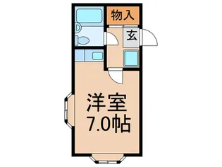 フラット三宿【2階】の間取り