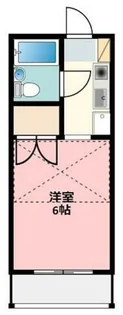 コーポ花水木【2階】の間取り