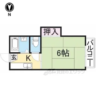 プラ・ディオ東香里【2階】の間取り