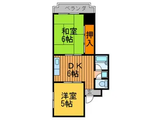 サンシャイン淀【4階】の間取り