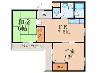 山下マンション【3階】の間取り