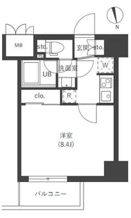 木場レジデンス壱番館【5階】の間取り