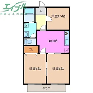 シビックハウス川越【2階】の間取り