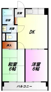 明和コーポ【1階】の間取り