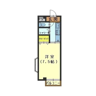 城南パークハイツ【3階】の間取り