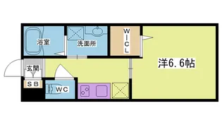 クロユリ【2階】の間取り