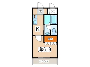 ベル・グラース(高崎市貝沢町)【1階】の間取り