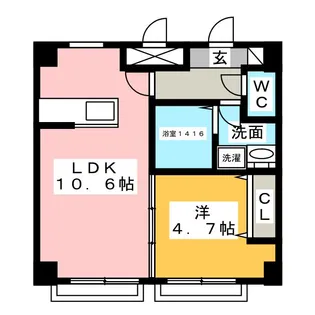 CASA KANOKO【3階】の間取り