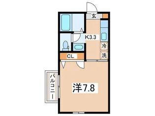 コ-ポアゼリア【2階】の間取り