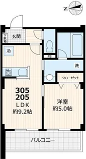 セル エット ルミエール【3階】の間取り