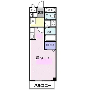 カリーノ・ハウス B【2階】の間取り