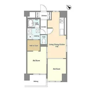 PATH仲六郷【3階】の間取り