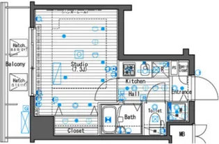 ガラ・ステージ神田小川町【11階】の間取り
