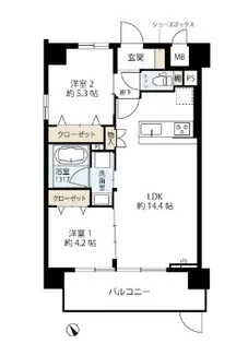 AI RITORNO【4階】の間取り