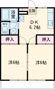 ホリエ柳ヶ丘ハイツA棟【1階】の間取り