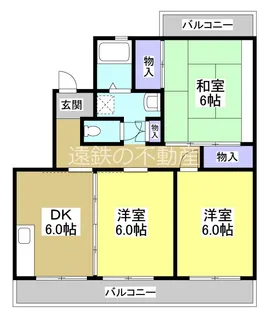 ソシア安松【2階】の間取り