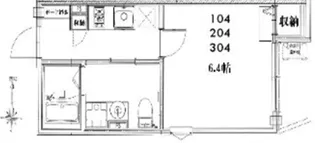 ベルメント袖ケ浜【3階】の間取り