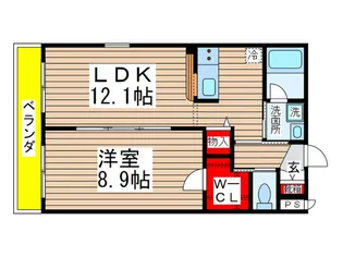アンダンテ【2階】の間取り