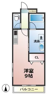 ALLURE愛大医学部前【2階】の間取り