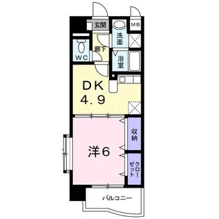 レルベ保田窪【1階】の間取り