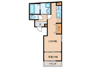 MOVE上飯田【3階】の間取り