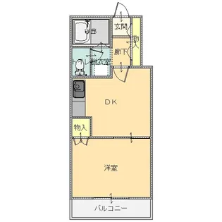 シープクレインマンション【1階】の間取り