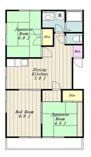サンハイム(片倉町)【2階】の間取り