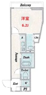ヴィラージュ北嶺【3階】の間取り