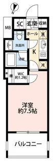 パークホームズ千代田淡路町【7階】の間取り
