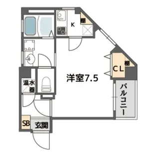 コンフォール南森町【3階】の間取り