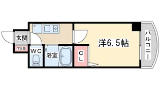 ホープシティ天神橋【12階】の間取り